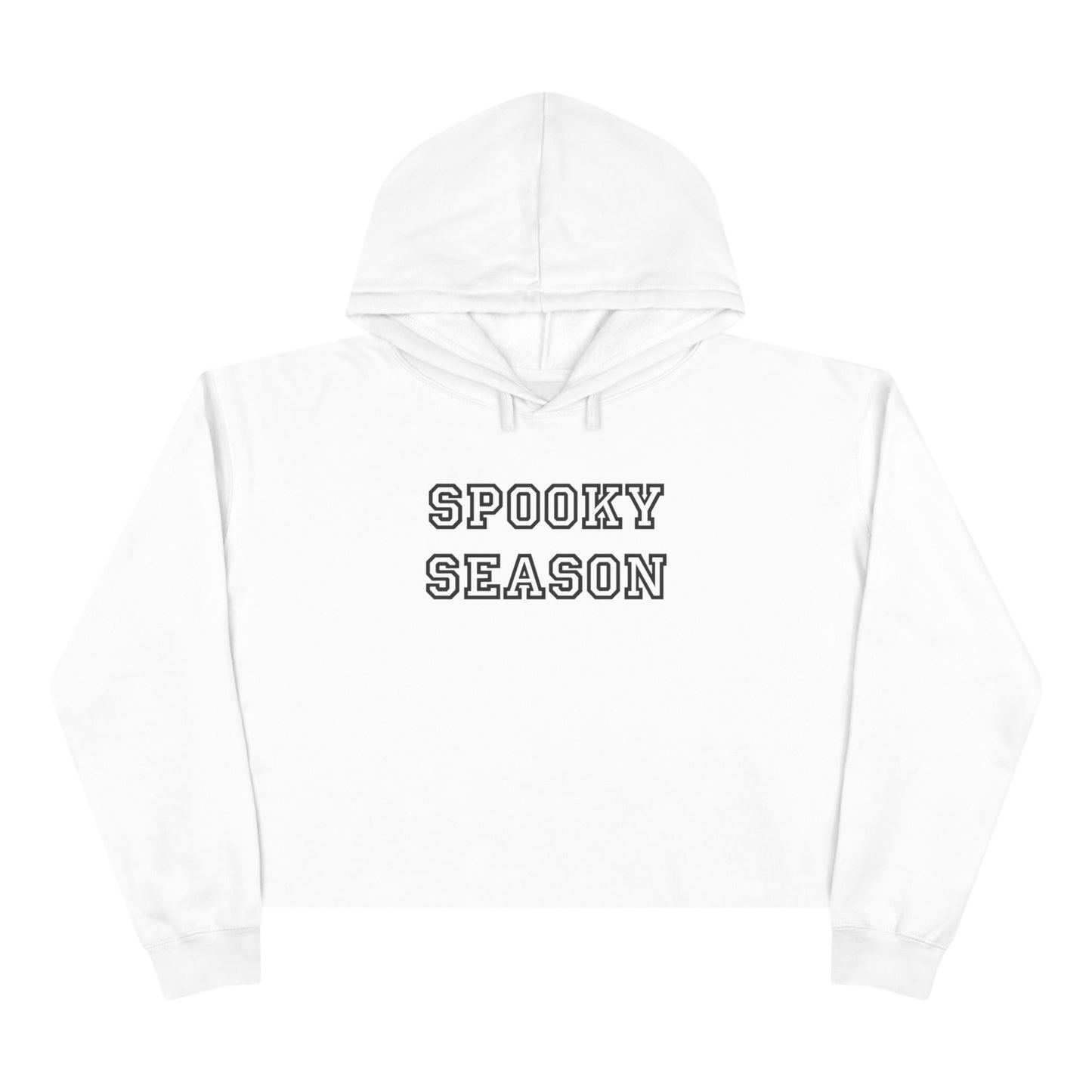 Spooky Season Crop Hoodie - Trendy Fall Fashion, Gift for Whiskey Lovers, Casual Wear, Cozy Lounge Top, Perfect for Parties