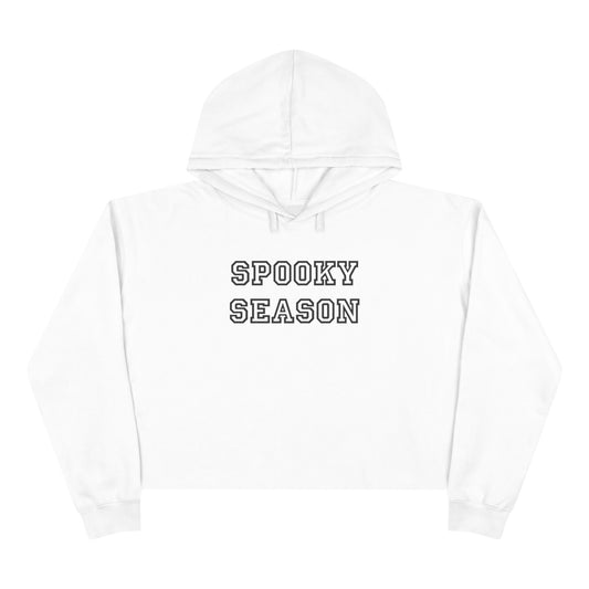 Spooky Season Crop Hoodie - Trendy Fall Fashion, Gift for Whiskey Lovers, Casual Wear, Cozy Lounge Top, Perfect for Parties