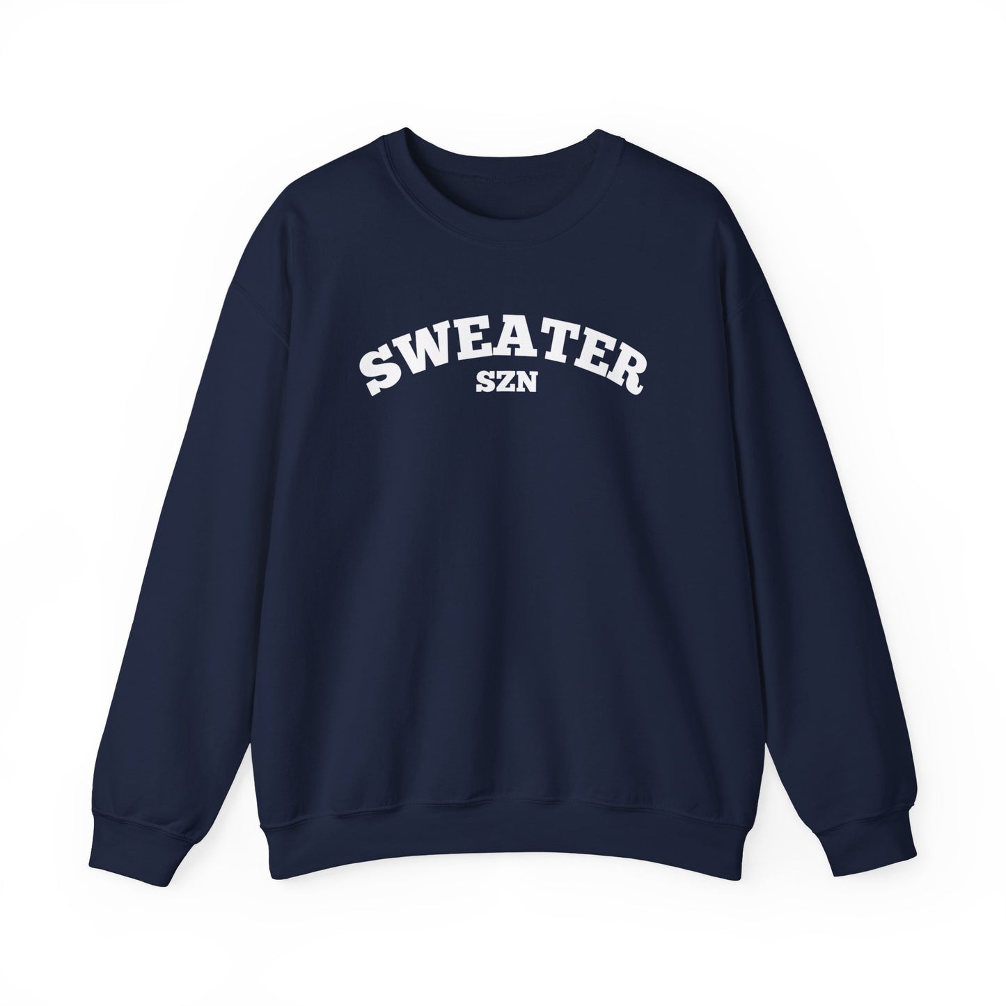Cozy Sweater SZN Crewneck Sweatshirt - Perfect for Fall, Casual Wear, Gifts, Autumn Style, Unisex Apparel