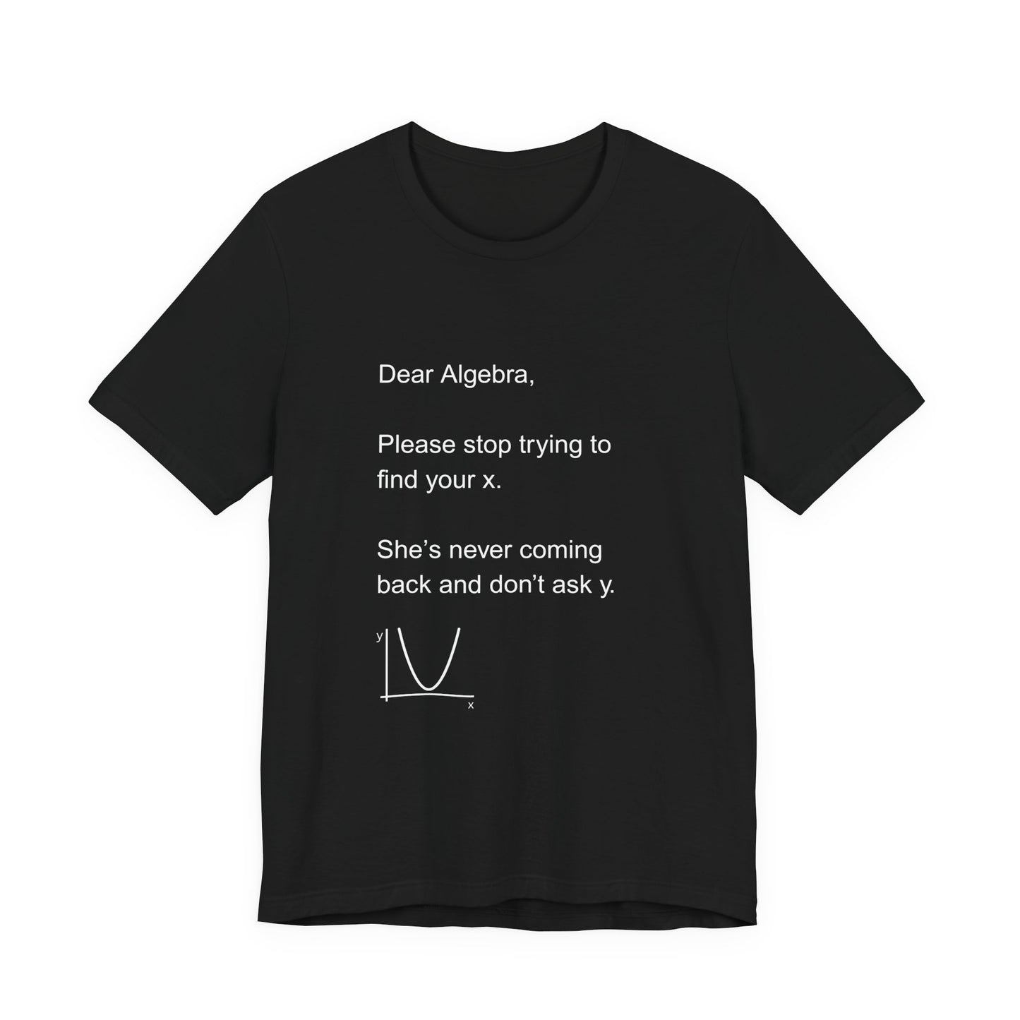 Math Humor Tee, Funny Algebra Quote Shirt, Gift for Teachers, Math Lovers, Geeky Apparel, Perfect for Birthdays, School Events