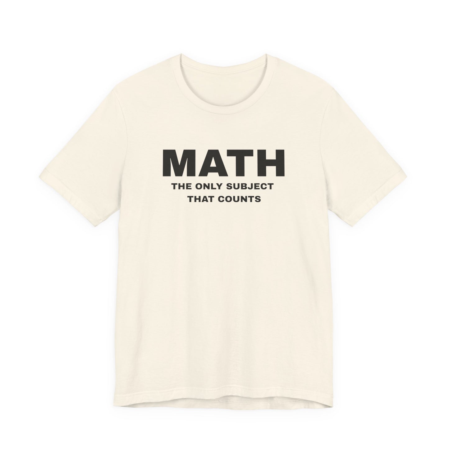 Math Lover Unisex Jersey Tee, Educational Gift, Teacher Appreciation, Back to School, Student Essentials, Mathematics Humor Shirt