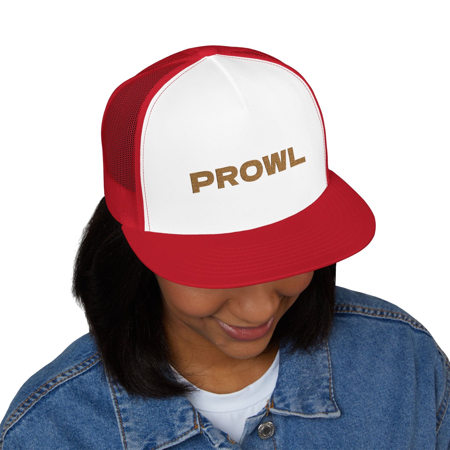Prowl Trucker Cap - Stylish Embroidered Hat for Outdoor Enthusiasts, Perfect Gift for Friends, Summer Adventure, Trendy Fashion