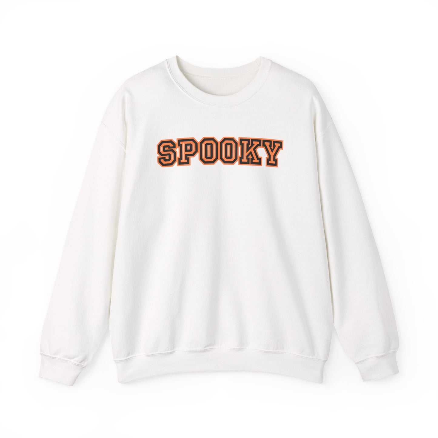 Spooky Crewneck Sweatshirt | Unisex Halloween Sweatshirt, Cozy Fall Apparel, Ghost-Themed Gift, Party Outfit, Casual Wear