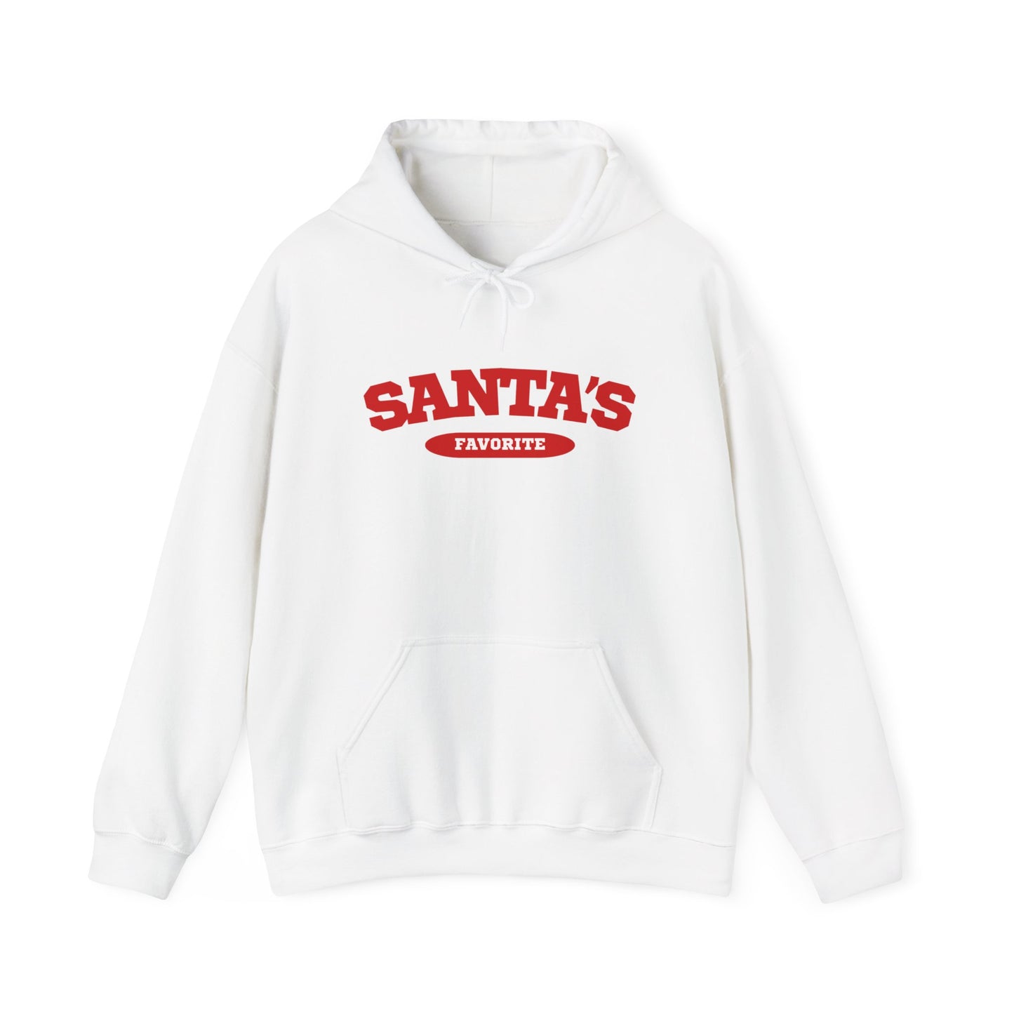 Santa's Favorite Hoodie, Christmas Sweatshirt, Holiday Gift, Unisex Pullover, Festive Apparel, Winter Wear