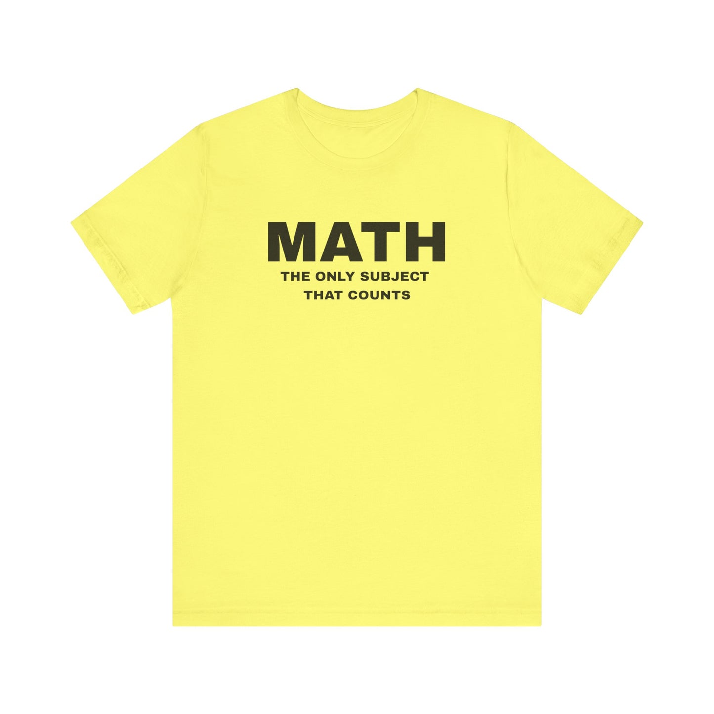Math Lover Unisex Jersey Tee, Educational Gift, Teacher Appreciation, Back to School, Student Essentials, Mathematics Humor Shirt