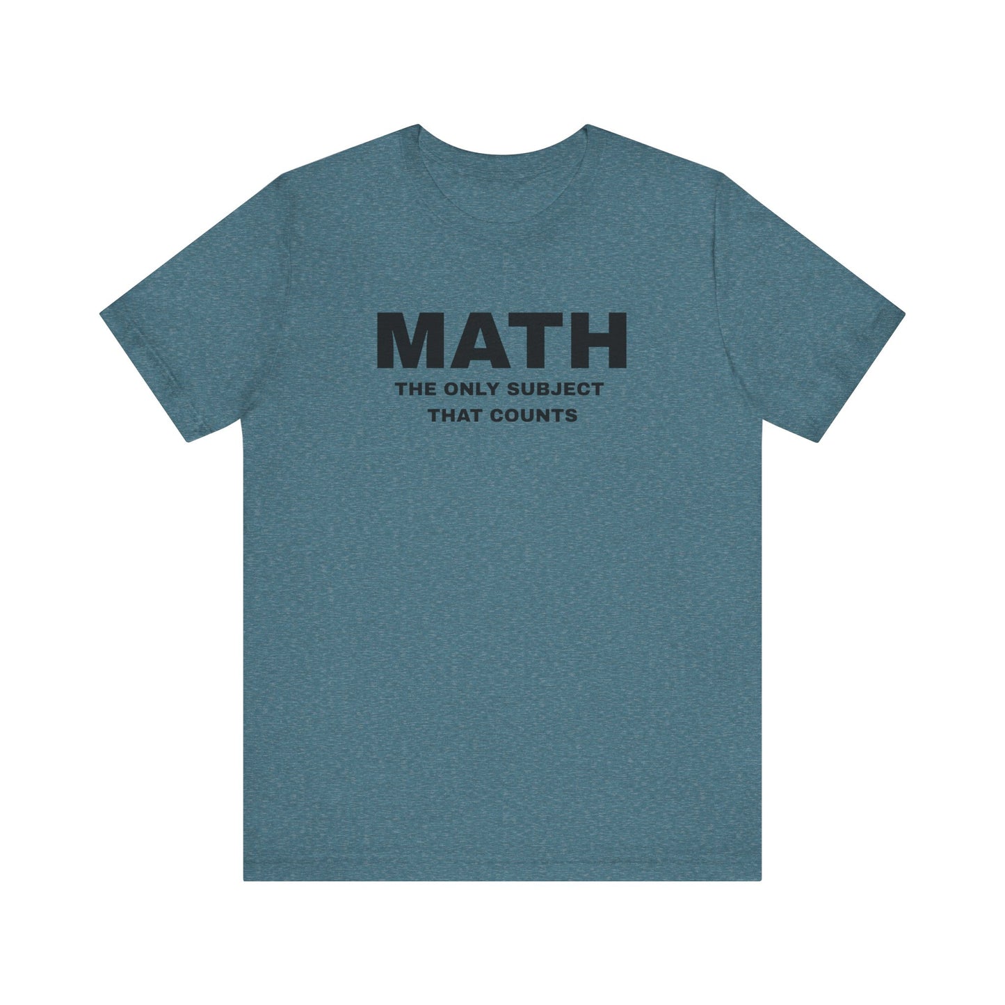 Math Lover Unisex Jersey Tee, Educational Gift, Teacher Appreciation, Back to School, Student Essentials, Mathematics Humor Shirt