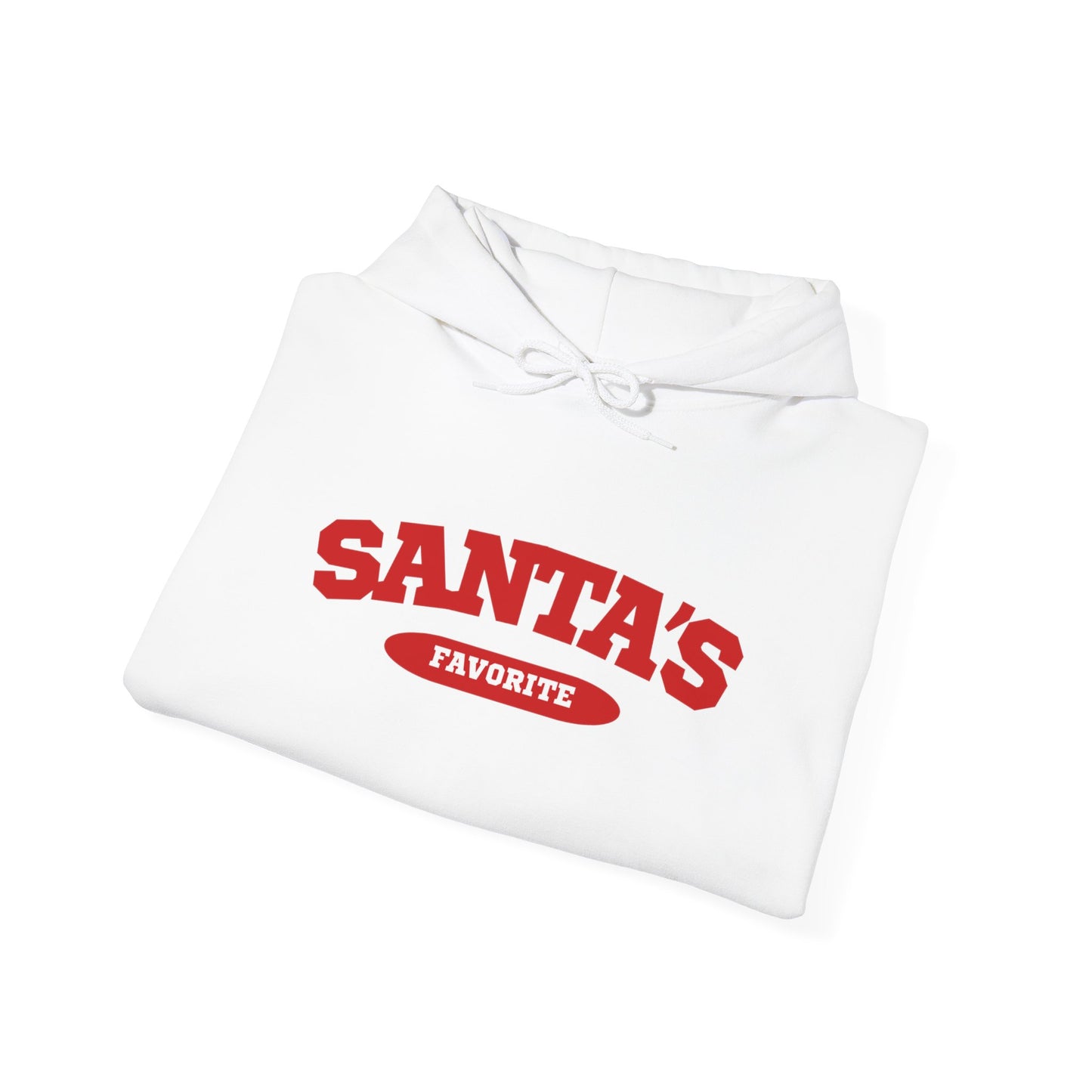 Santa's Favorite Hoodie, Christmas Sweatshirt, Holiday Gift, Unisex Pullover, Festive Apparel, Winter Wear
