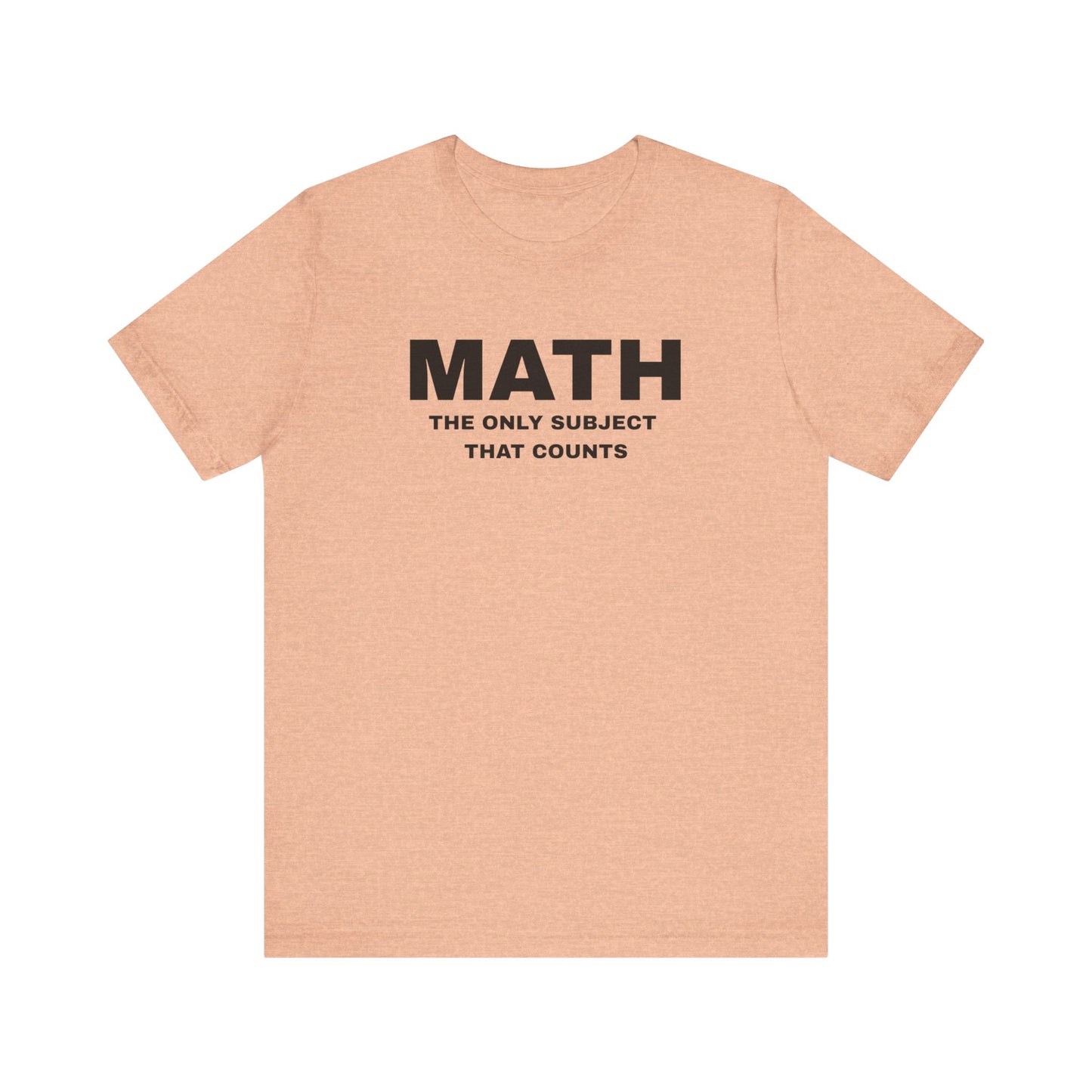 Math Lover Unisex Jersey Tee, Educational Gift, Teacher Appreciation, Back to School, Student Essentials, Mathematics Humor Shirt