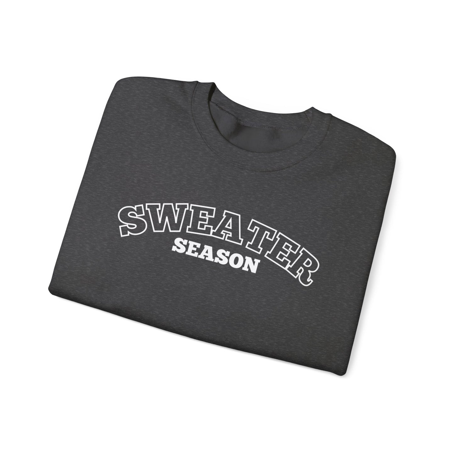 Sweater Season Unisex Crewneck Sweatshirt, Cozy Sweater, Perfect Fall Apparel, Gift for Her, Winter Wardrobe Essential