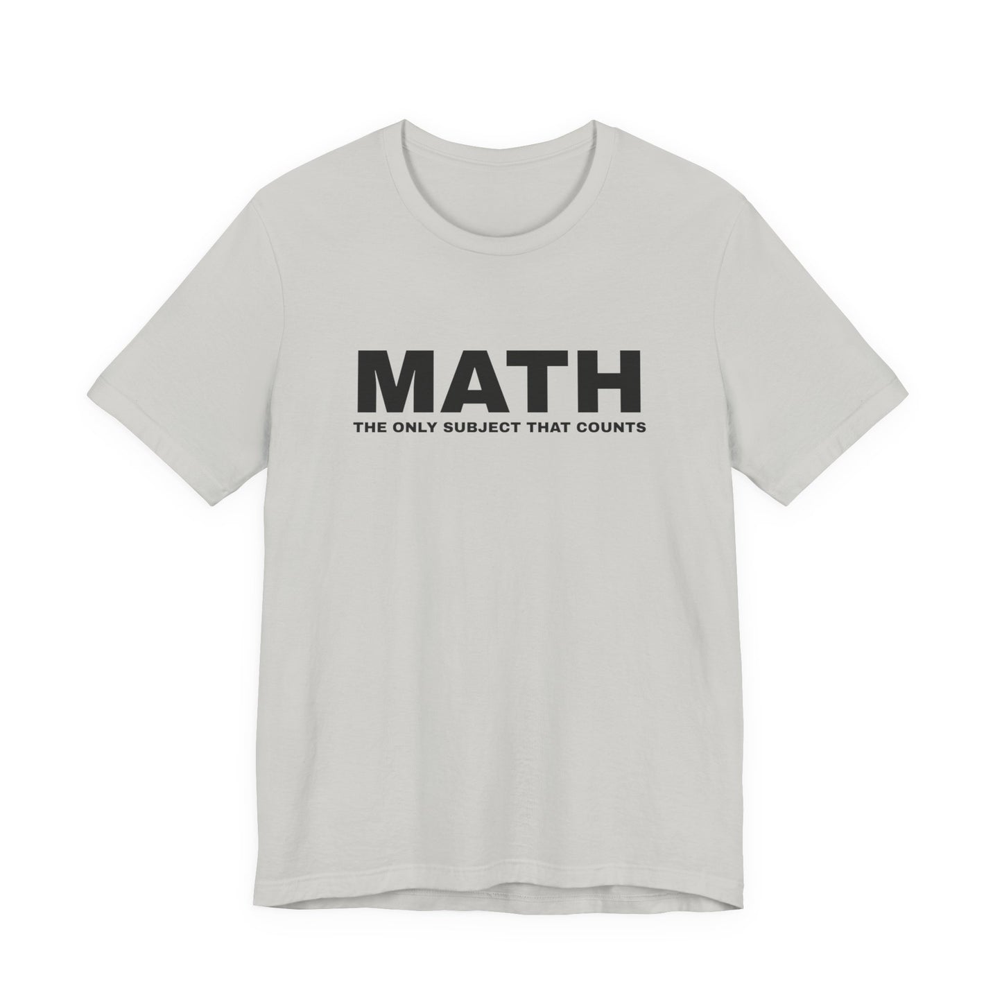 Math-Themed Unisex Jersey Tee - Creative Gift for Teachers, Math Lovers, Students, Education Fans, Stylish Casual Wear