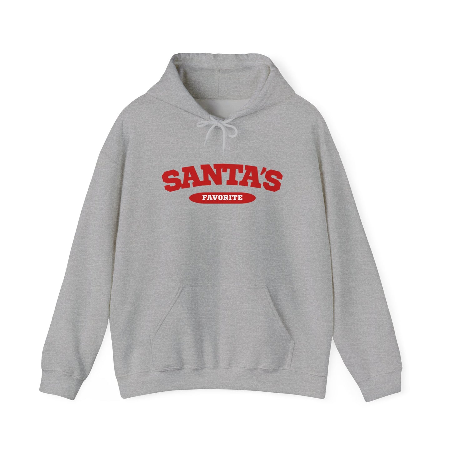 Santa's Favorite Hoodie, Christmas Sweatshirt, Holiday Gift, Unisex Pullover, Festive Apparel, Winter Wear
