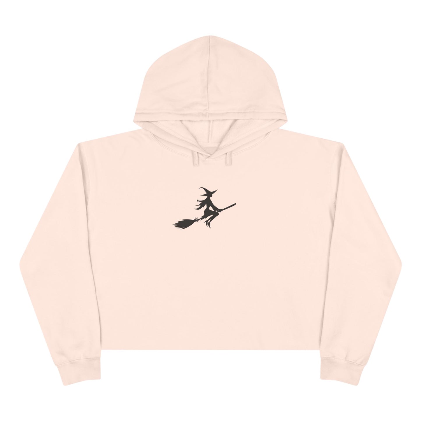 Witchy Crop Hoodie, Cozy Spooky Apparel, Halloween Gift, Casual Witchwear, Trendy Seasonal Fashion