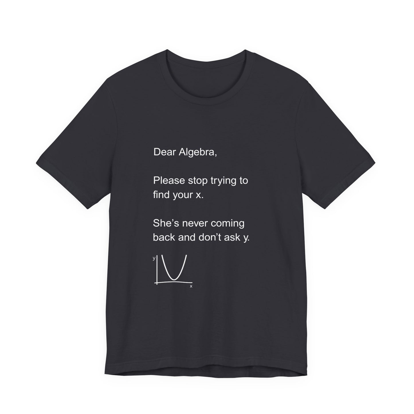 Math Humor Tee, Funny Algebra Quote Shirt, Gift for Teachers, Math Lovers, Geeky Apparel, Perfect for Birthdays, School Events