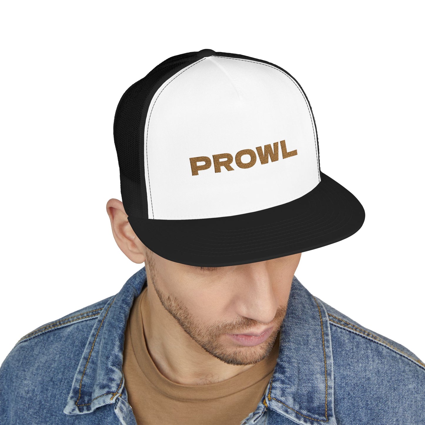 Prowl Trucker Cap - Stylish Embroidered Hat for Outdoor Enthusiasts, Perfect Gift for Friends, Summer Adventure, Trendy Fashion