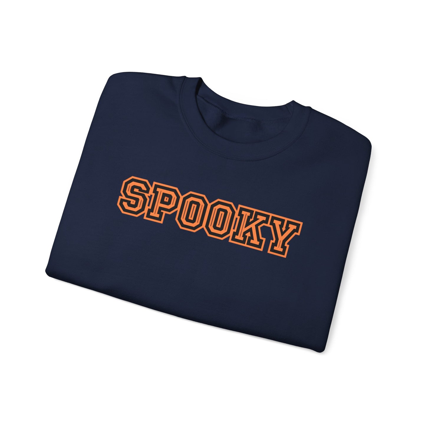 Spooky Crewneck Sweatshirt | Unisex Halloween Sweatshirt, Cozy Fall Apparel, Ghost-Themed Gift, Party Outfit, Casual Wear