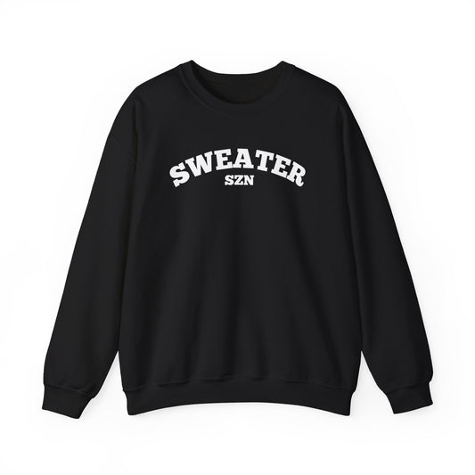 Cozy Sweater SZN Crewneck Sweatshirt - Perfect for Fall, Casual Wear, Gifts, Autumn Style, Unisex Apparel