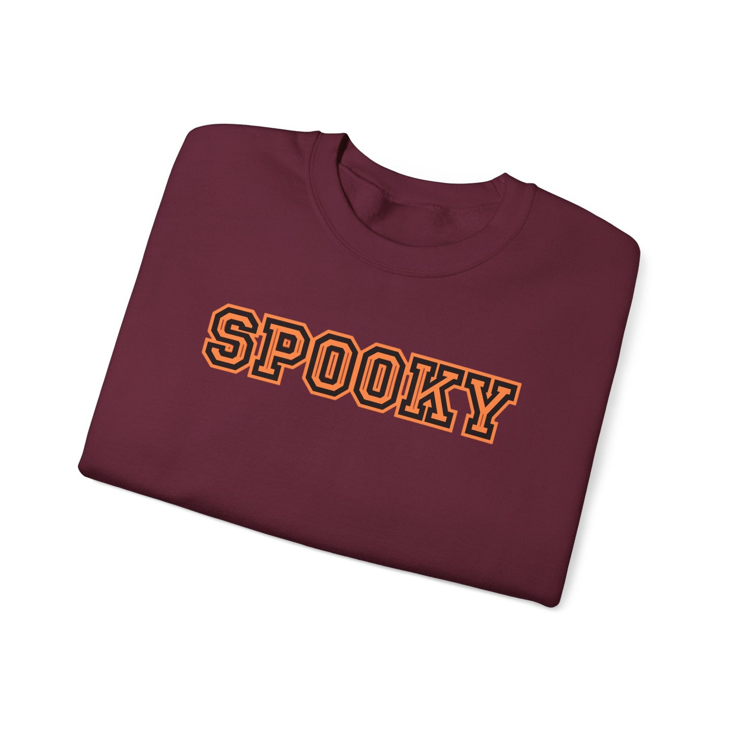 Spooky Crewneck Sweatshirt | Unisex Halloween Sweatshirt, Cozy Fall Apparel, Ghost-Themed Gift, Party Outfit, Casual Wear