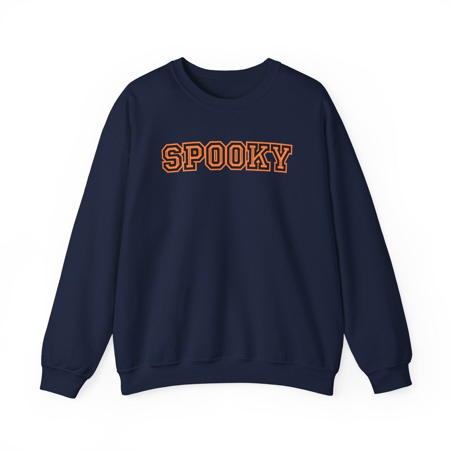 Spooky Crewneck Sweatshirt | Unisex Halloween Sweatshirt, Cozy Fall Apparel, Ghost-Themed Gift, Party Outfit, Casual Wear