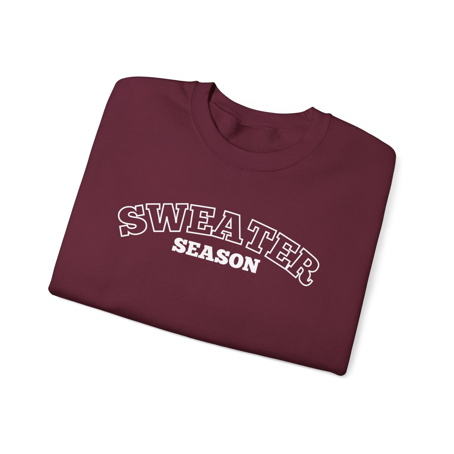 Sweater Season Unisex Crewneck Sweatshirt, Cozy Sweater, Perfect Fall Apparel, Gift for Her, Winter Wardrobe Essential