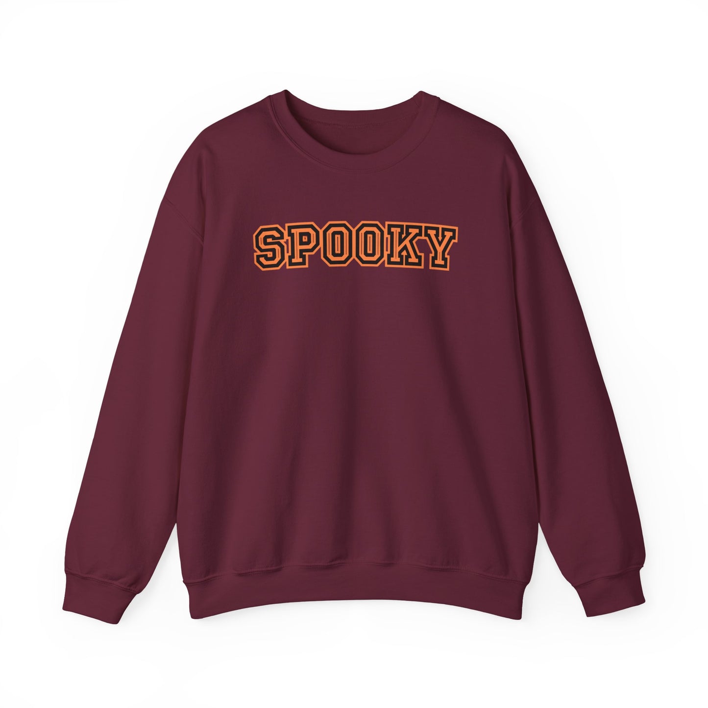 Spooky Crewneck Sweatshirt | Unisex Halloween Sweatshirt, Cozy Fall Apparel, Ghost-Themed Gift, Party Outfit, Casual Wear