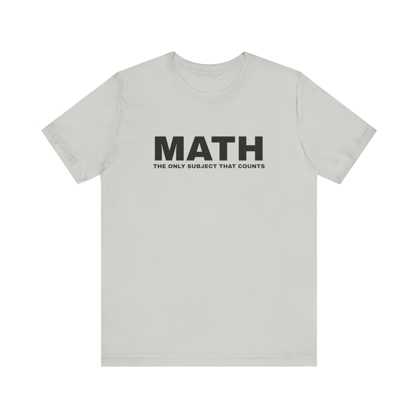 Math-Themed Unisex Jersey Tee - Creative Gift for Teachers, Math Lovers, Students, Education Fans, Stylish Casual Wear