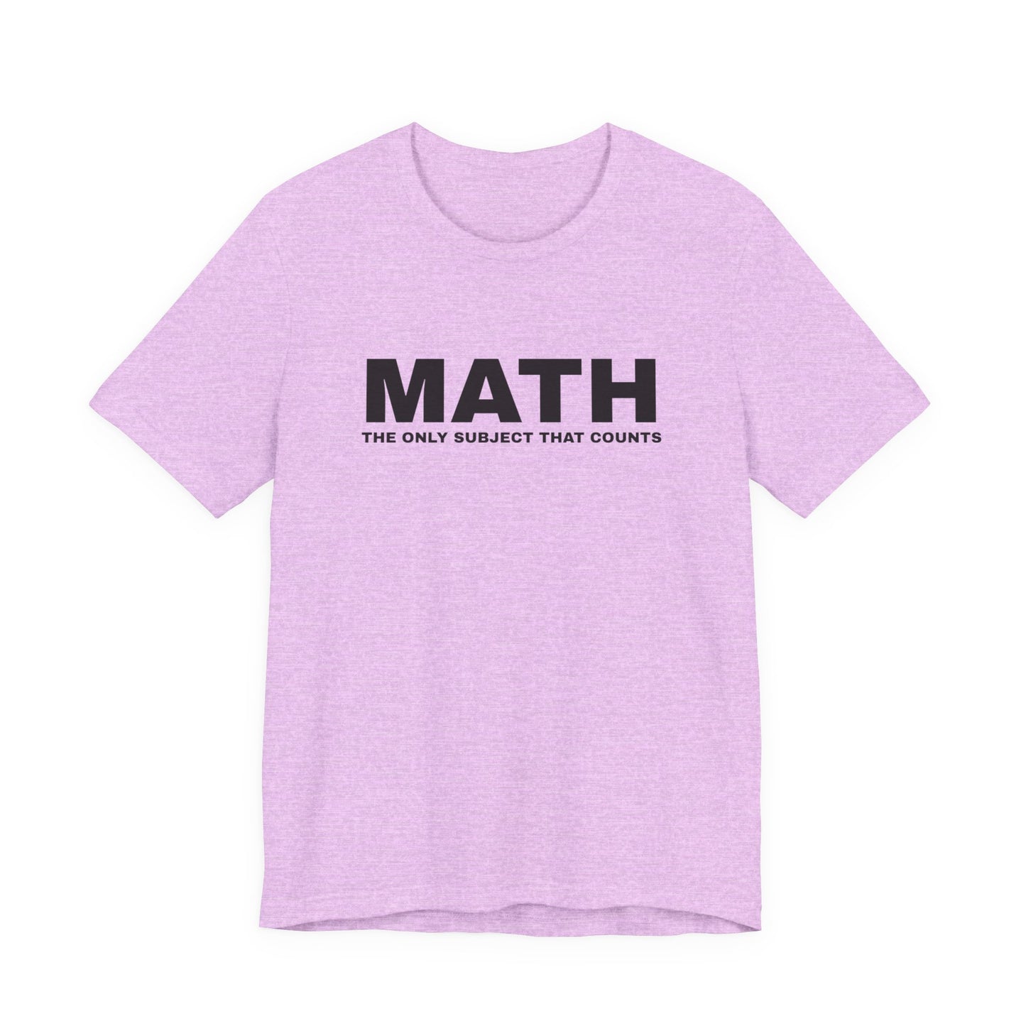 Math-Themed Unisex Jersey Tee - Creative Gift for Teachers, Math Lovers, Students, Education Fans, Stylish Casual Wear
