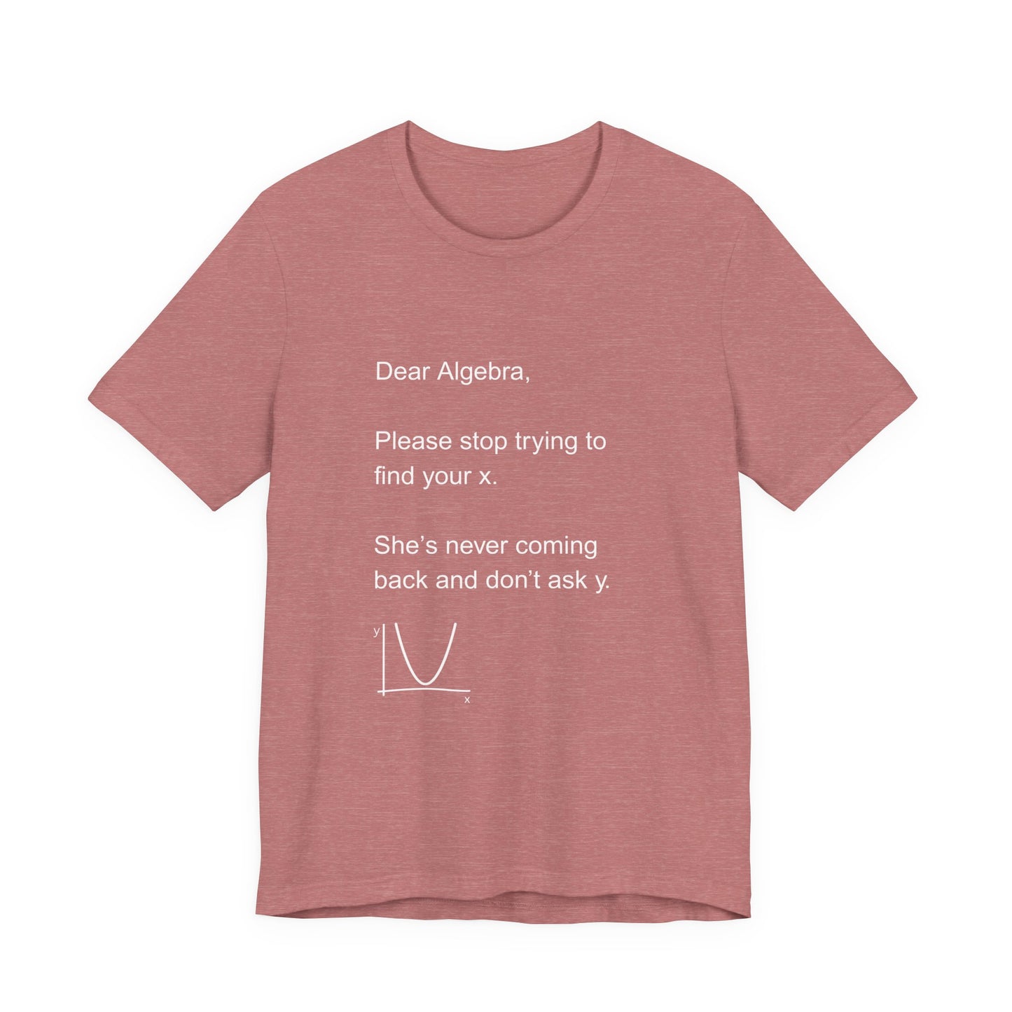 Math Humor Tee, Funny Algebra Quote Shirt, Gift for Teachers, Math Lovers, Geeky Apparel, Perfect for Birthdays, School Events