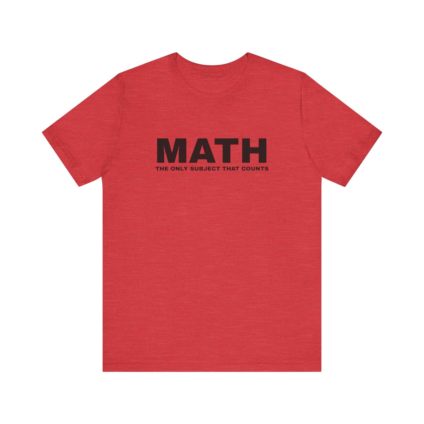 Math-Themed Unisex Jersey Tee - Creative Gift for Teachers, Math Lovers, Students, Education Fans, Stylish Casual Wear