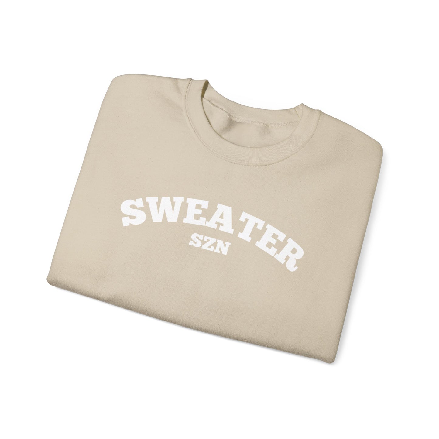 Cozy Sweater SZN Crewneck Sweatshirt - Perfect for Fall, Casual Wear, Gifts, Autumn Style, Unisex Apparel
