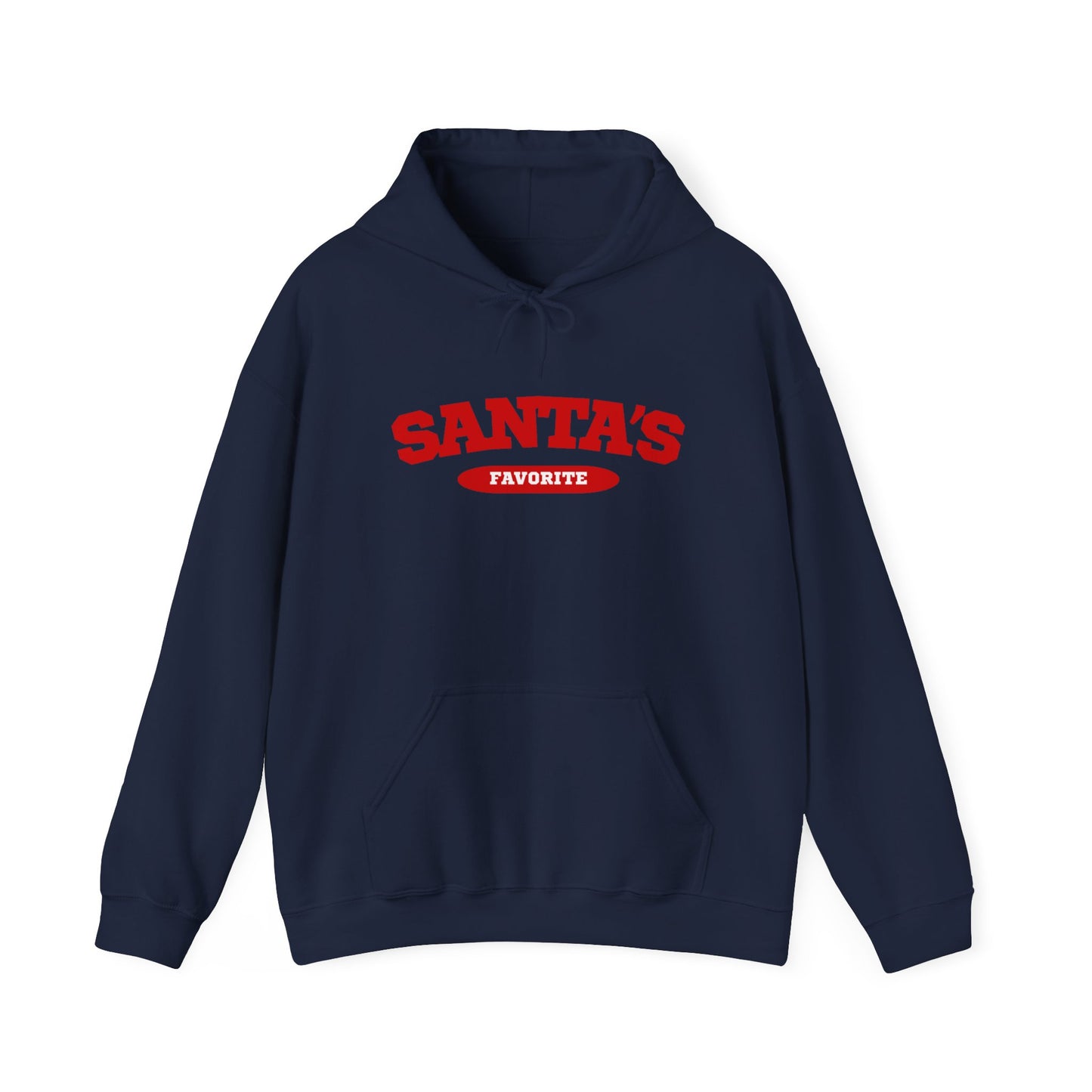 Santa's Favorite Hoodie, Christmas Sweatshirt, Holiday Gift, Unisex Pullover, Festive Apparel, Winter Wear