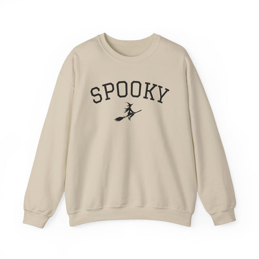 Spooky Witch Crewneck Sweatshirt | Cozy Fall Apparel, Unisex Gift, Vintage Style, Autumn Fashion