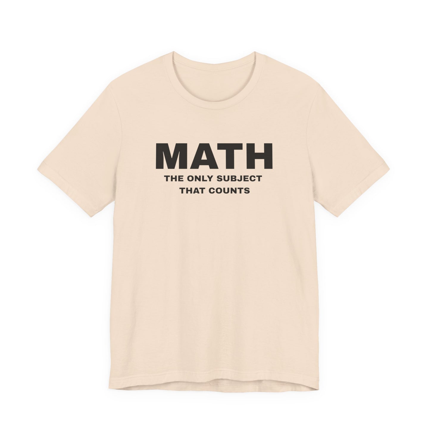 Math Lover Unisex Jersey Tee, Educational Gift, Teacher Appreciation, Back to School, Student Essentials, Mathematics Humor Shirt