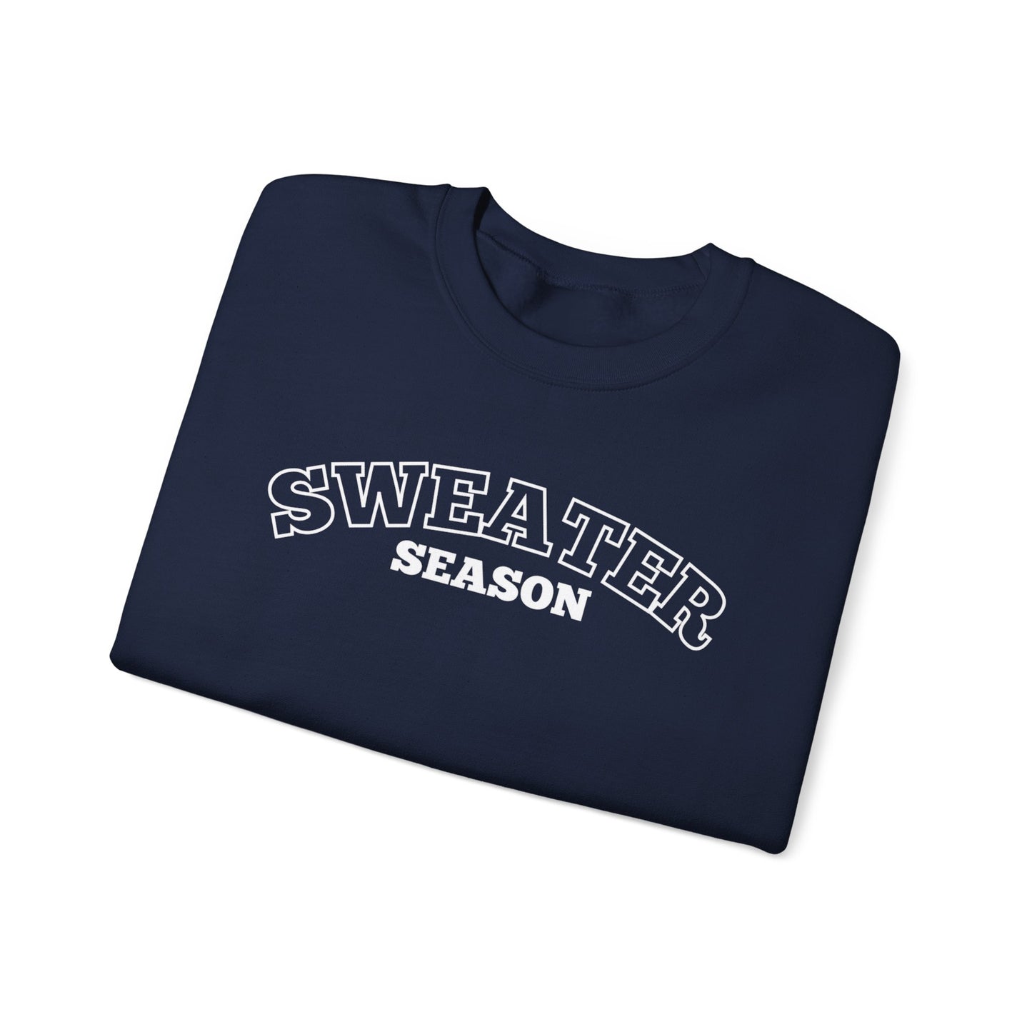 Sweater Season Unisex Crewneck Sweatshirt, Cozy Sweater, Perfect Fall Apparel, Gift for Her, Winter Wardrobe Essential