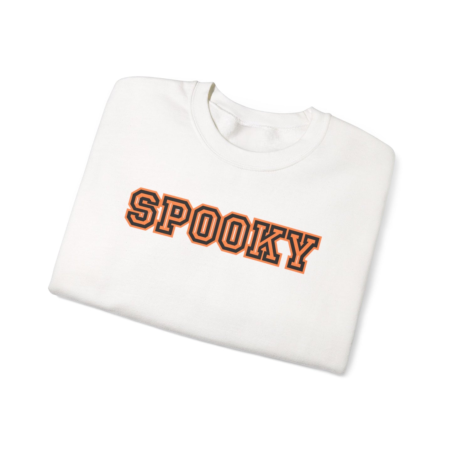 Spooky Crewneck Sweatshirt | Unisex Halloween Sweatshirt, Cozy Fall Apparel, Ghost-Themed Gift, Party Outfit, Casual Wear