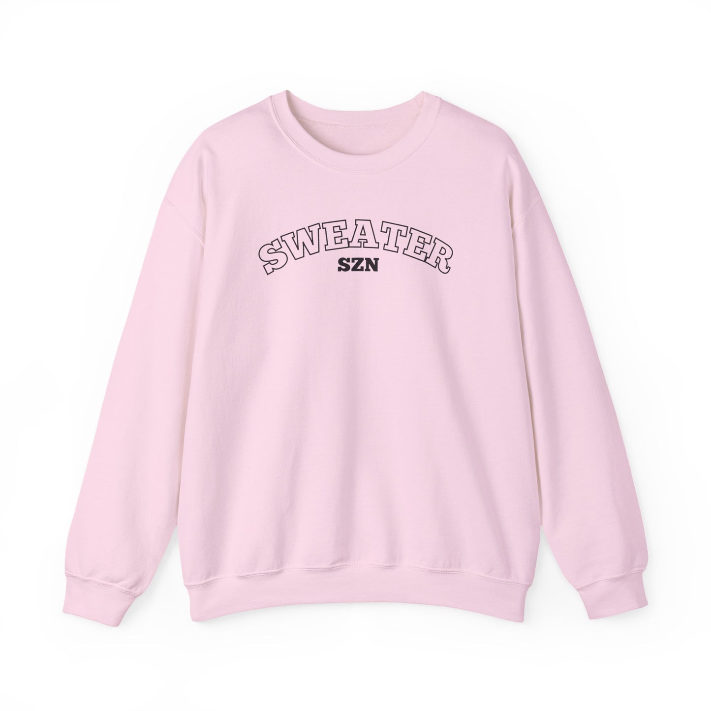Sweater SZN Unisex Crewneck Sweatshirt, Cozy Gift for Fall, Holiday Apparel, Casual Everyday Wear, Perfect for Layering