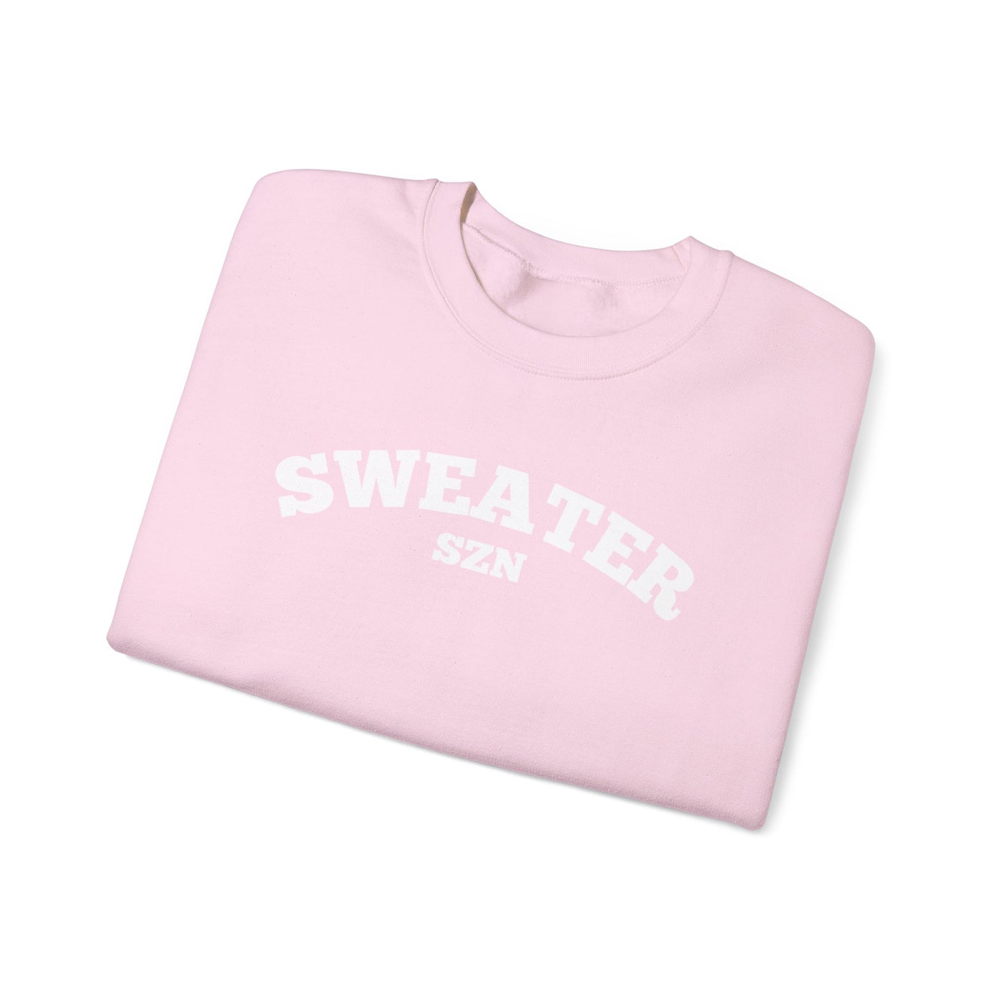 Cozy Sweater SZN Crewneck Sweatshirt - Perfect for Fall, Casual Wear, Gifts, Autumn Style, Unisex Apparel