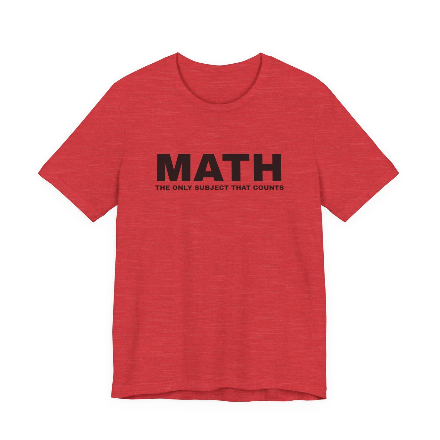 Math-Themed Unisex Jersey Tee - Creative Gift for Teachers, Math Lovers, Students, Education Fans, Stylish Casual Wear