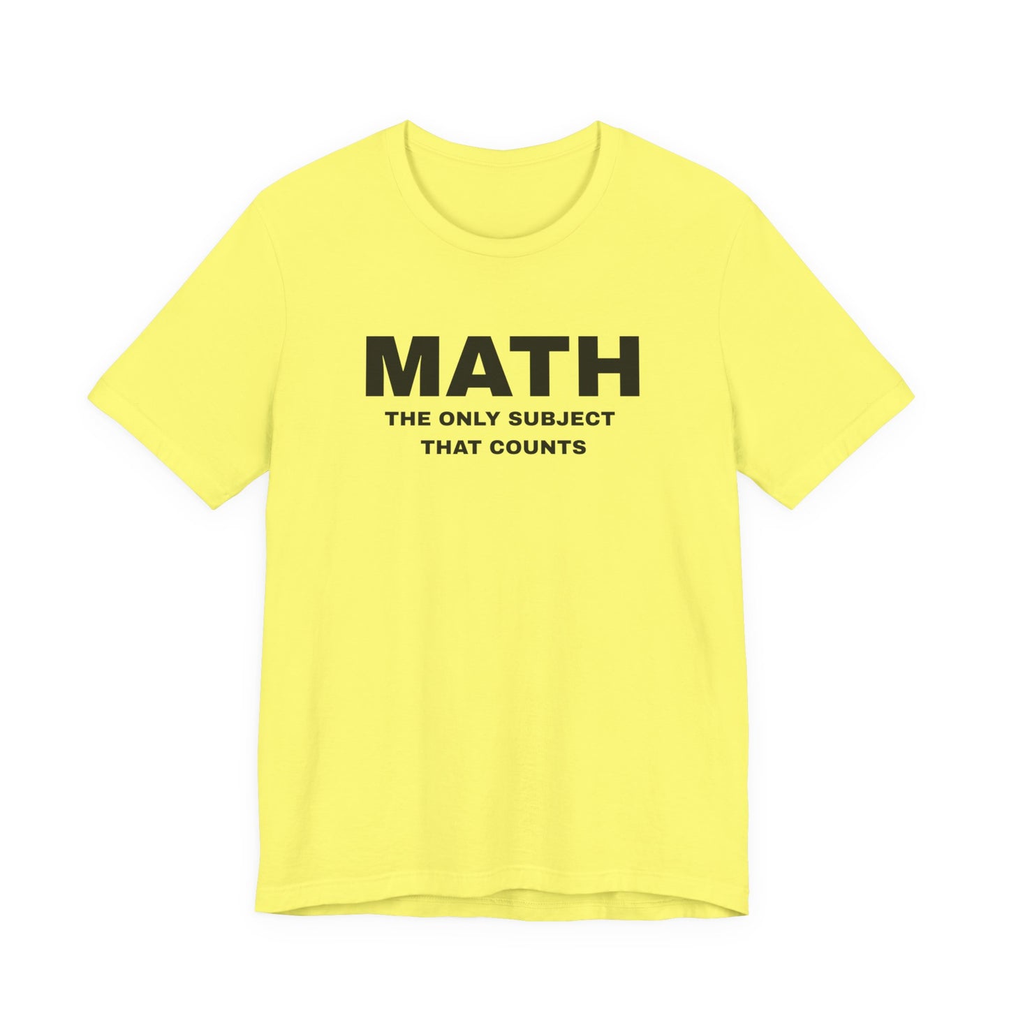 Math Lover Unisex Jersey Tee, Educational Gift, Teacher Appreciation, Back to School, Student Essentials, Mathematics Humor Shirt