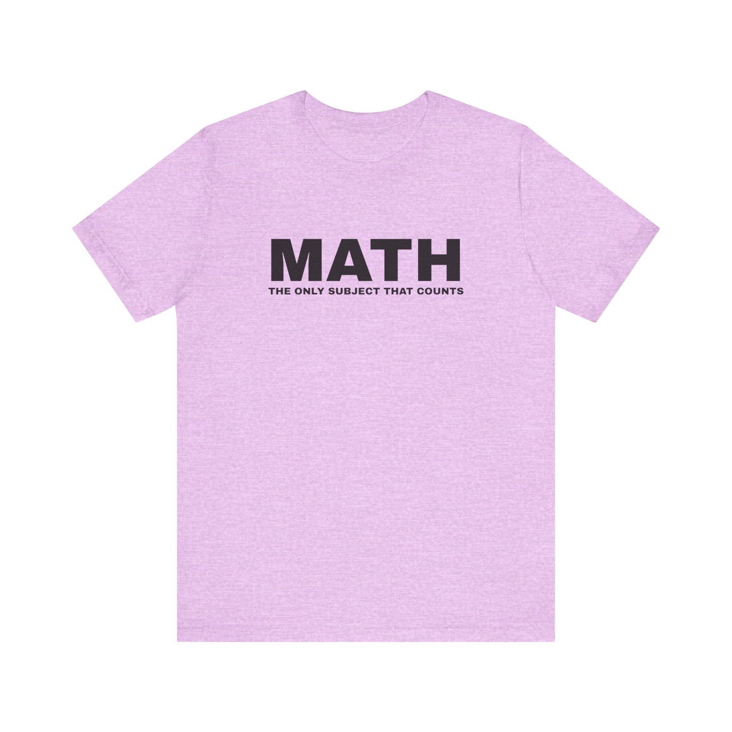 Math-Themed Unisex Jersey Tee - Creative Gift for Teachers, Math Lovers, Students, Education Fans, Stylish Casual Wear