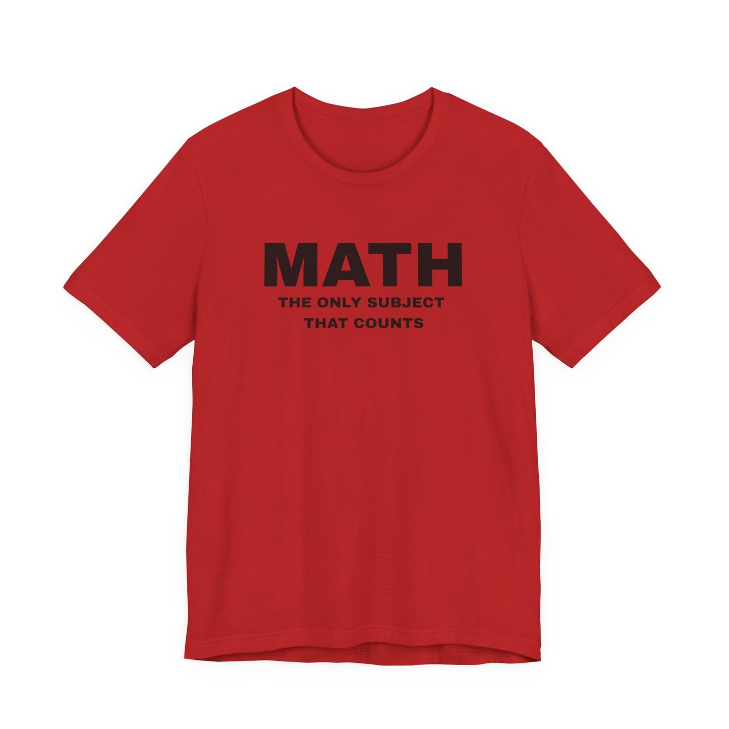 Math Lover Unisex Jersey Tee, Educational Gift, Teacher Appreciation, Back to School, Student Essentials, Mathematics Humor Shirt