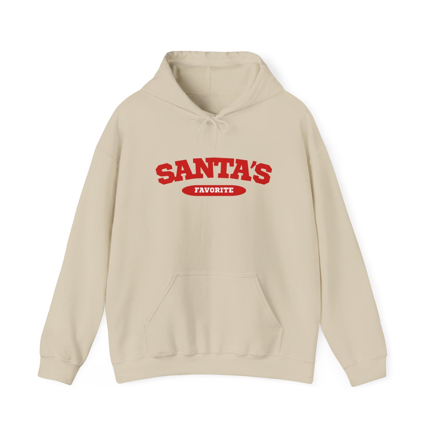 Santa's Favorite Hoodie, Christmas Sweatshirt, Holiday Gift, Unisex Pullover, Festive Apparel, Winter Wear