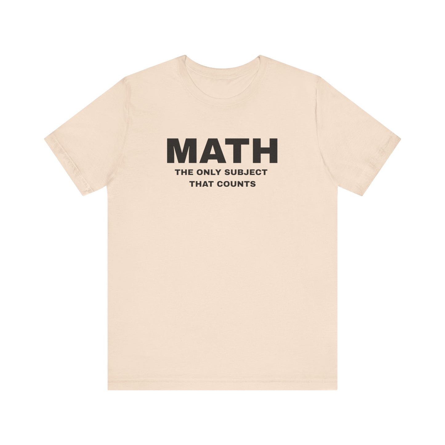 Math Lover Unisex Jersey Tee, Educational Gift, Teacher Appreciation, Back to School, Student Essentials, Mathematics Humor Shirt