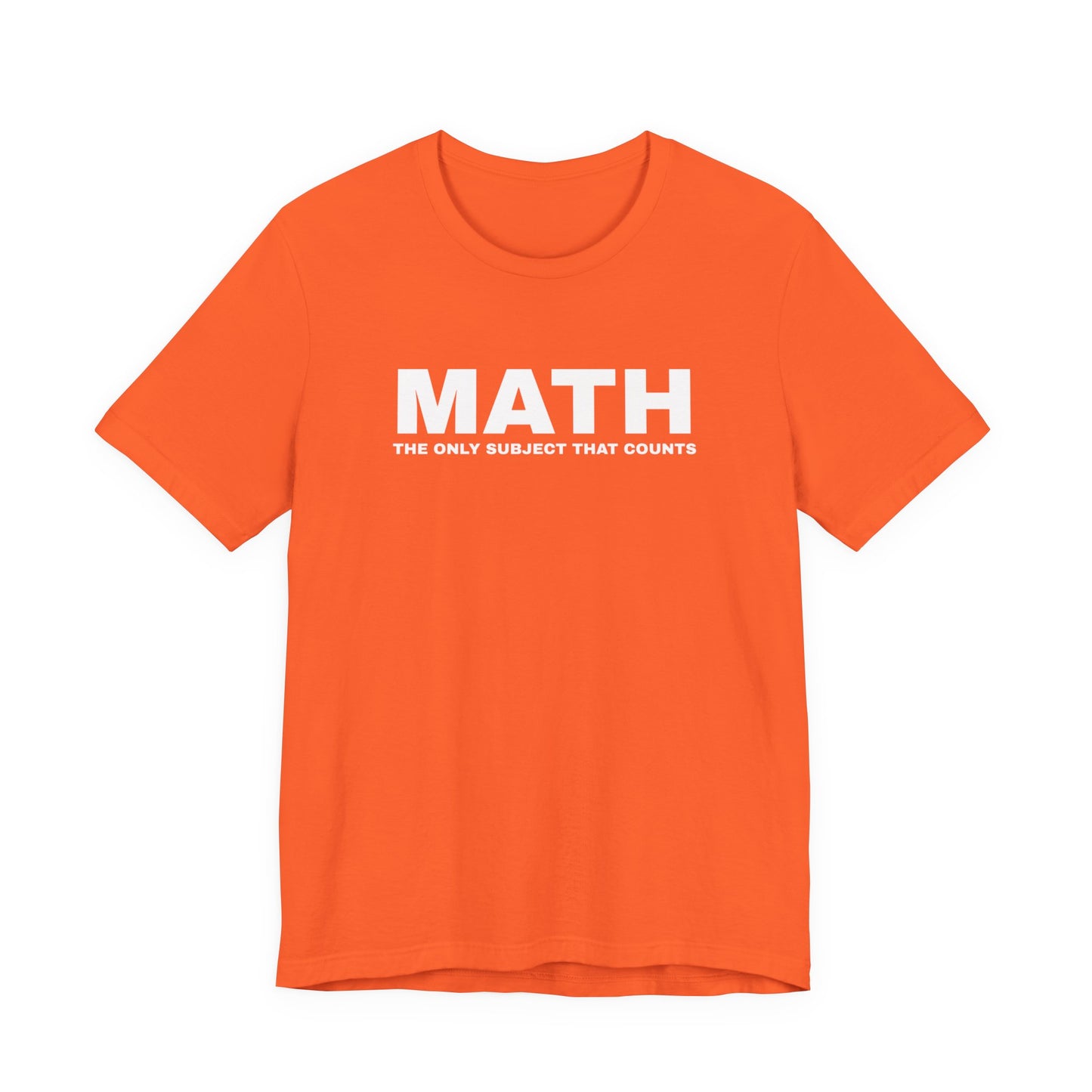 Math Lover Unisex Jersey Tee, Funny Math Shirt, Teacher Gift, Math Student Apparel, Education Clothing, Back to School Outfit